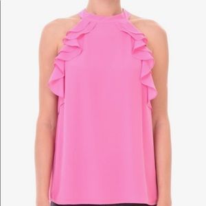 Pink Ruffle Top